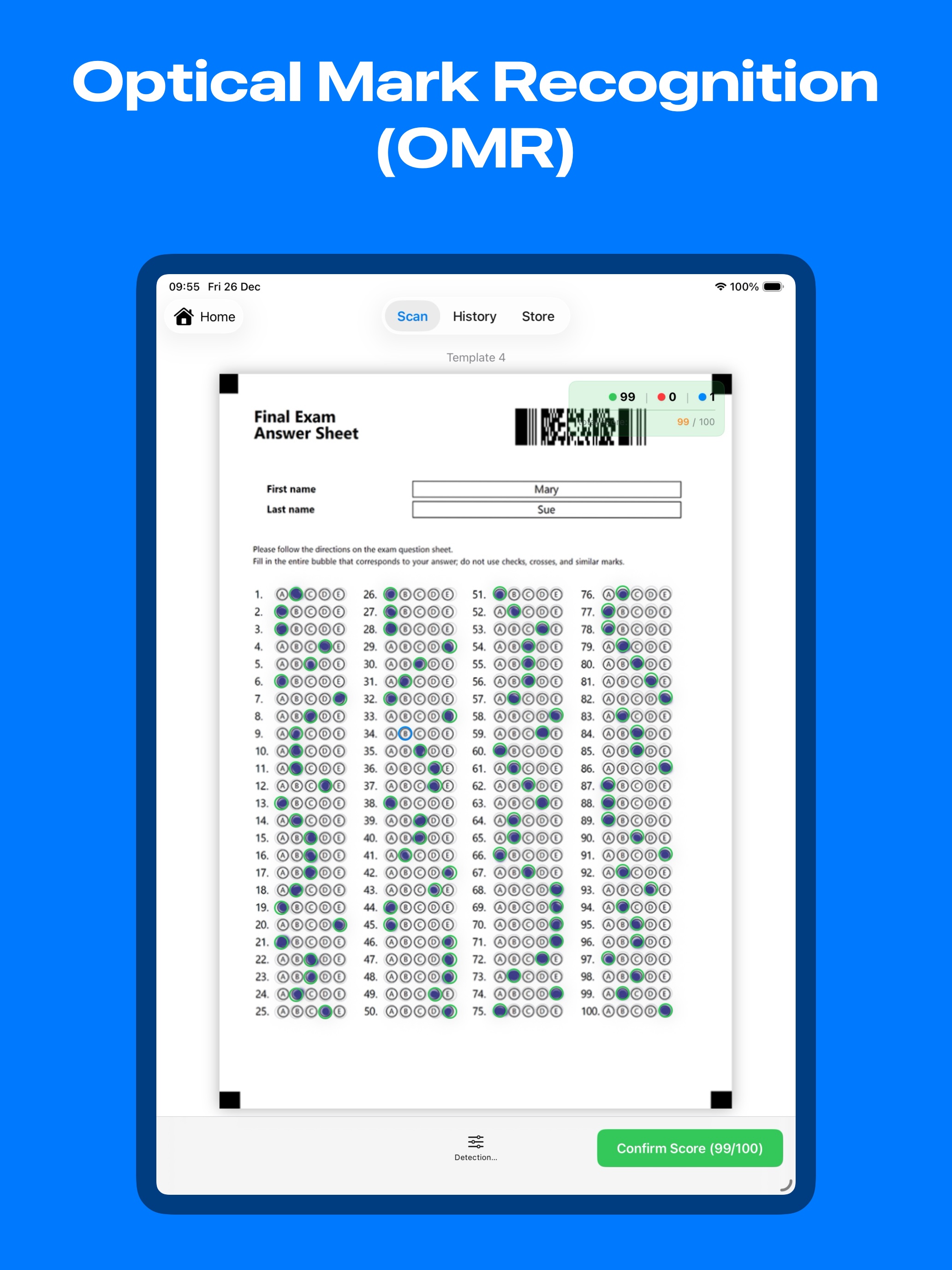 Check Answer iPad Screen 3